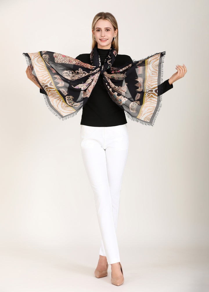 D-705OSM OBLONG SILK MODAL CROWN OF BEAUTY