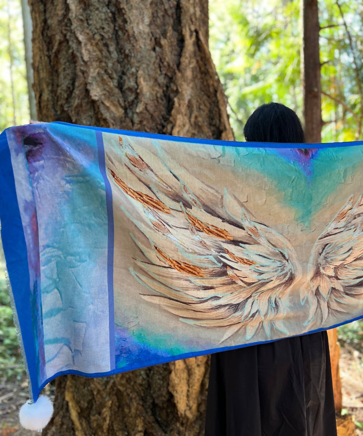 D-901OBS BRUSHED SILK WARM AND FUZZY  PROTECTED - GUARDIAN ANGEL