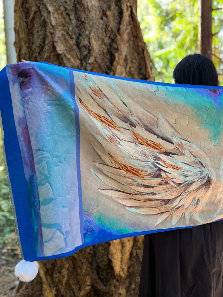 D-901OBS BRUSHED SILK WARM AND FUZZY  PROTECTED - GUARDIAN ANGEL