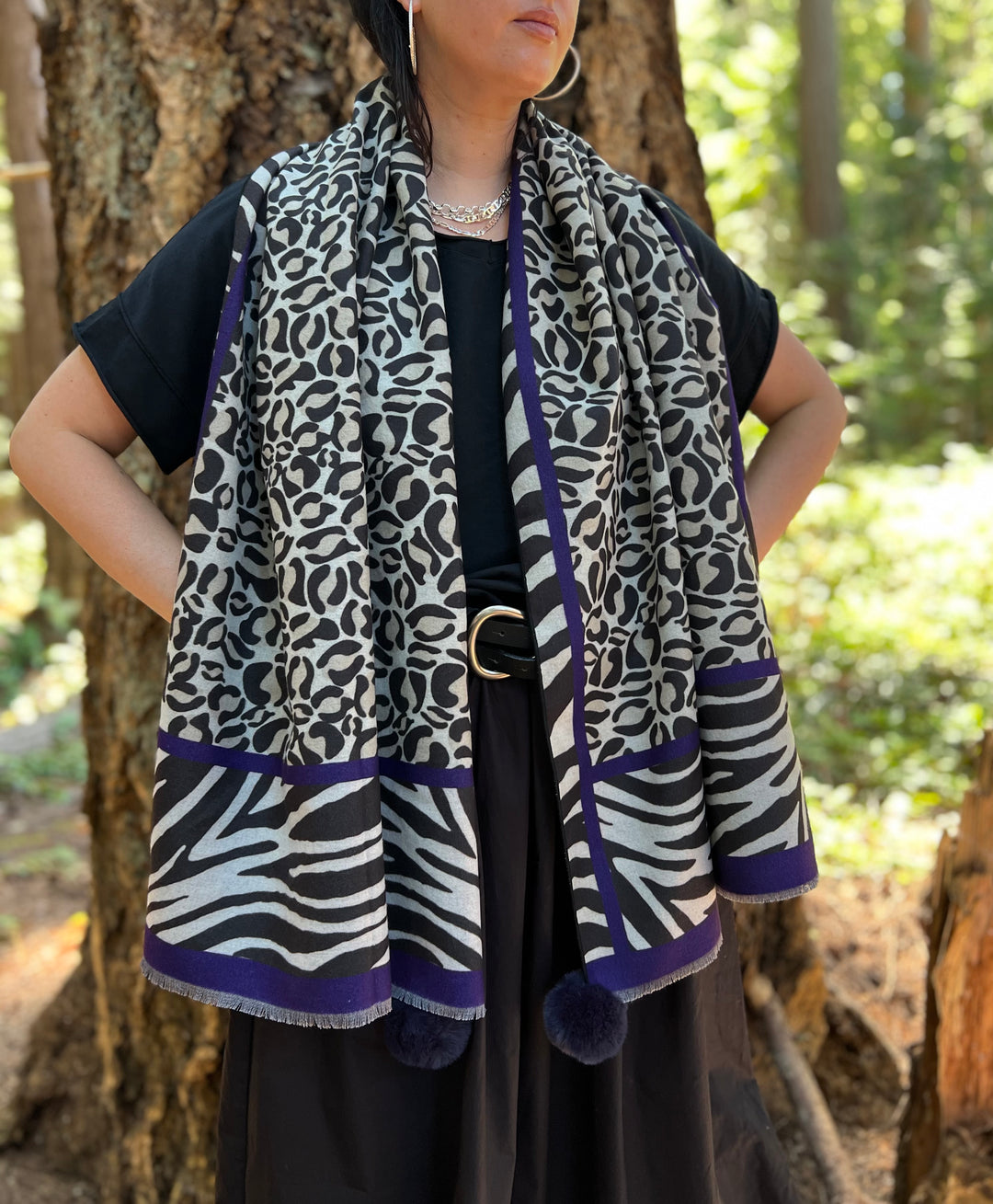 D-909OBS BRUSHED SILK WARM AND FUZZY YOU ARE A WILD ONE