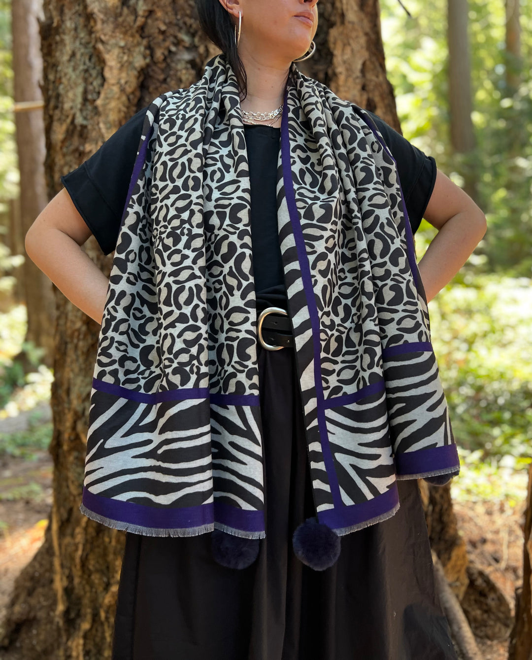 D-909OBS BRUSHED SILK WARM AND FUZZY YOU ARE A WILD ONE