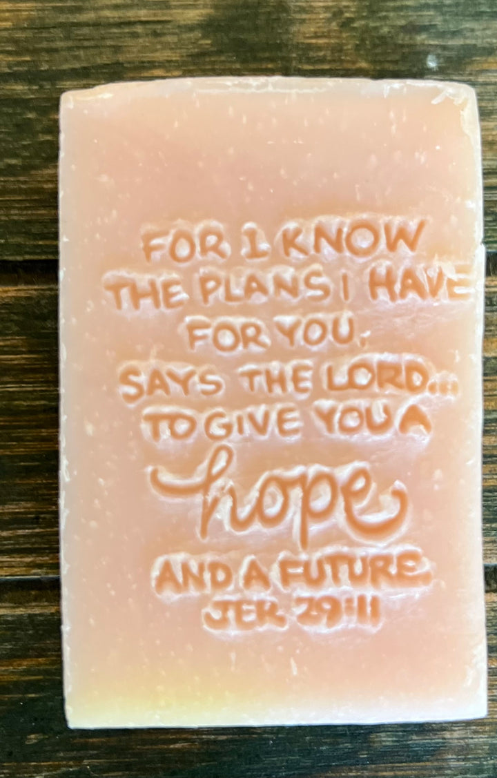 ROSEBUD STAMPED HANDMADE SOAP