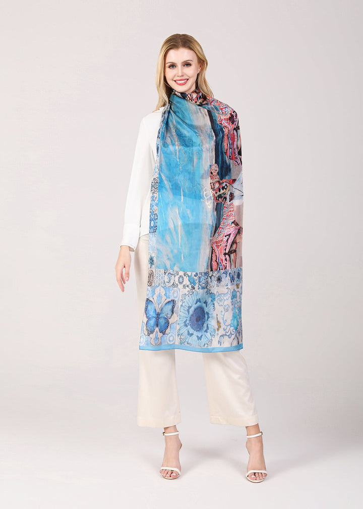 D-408S PURE SILK  BEHOLD THE CAMELS ARE COMING!