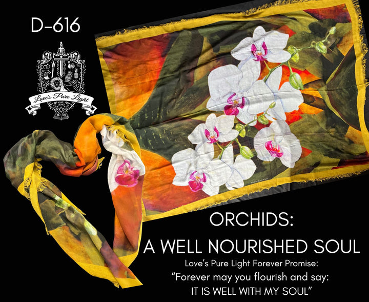 D-616 ORCHIDS - HEALING OIL: A WELL NOURISHED SOUL