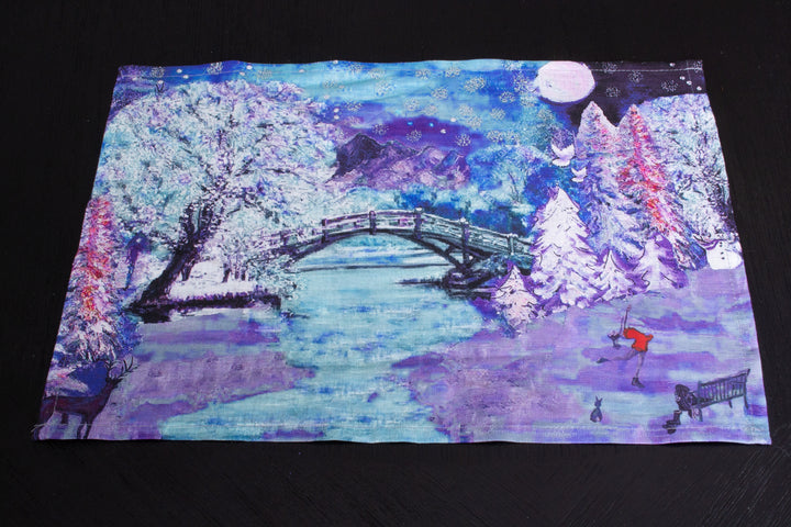 D-187 WINTER WONDERLAND - Placemat 12" x 18"