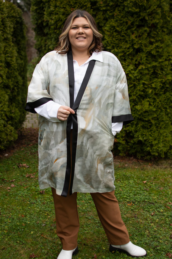 D-807K SO PRECIOUS PURE WHITE KIMONO