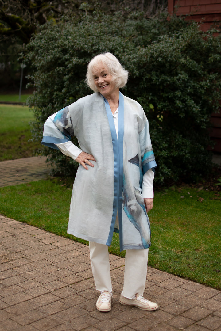 D-806K FAITHFUL AND TRUE WHITE HORSE KIMONO