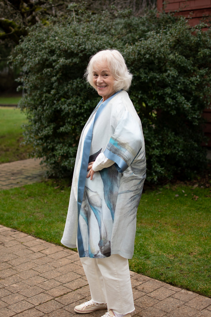 D-806K FAITHFUL AND TRUE WHITE HORSE KIMONO