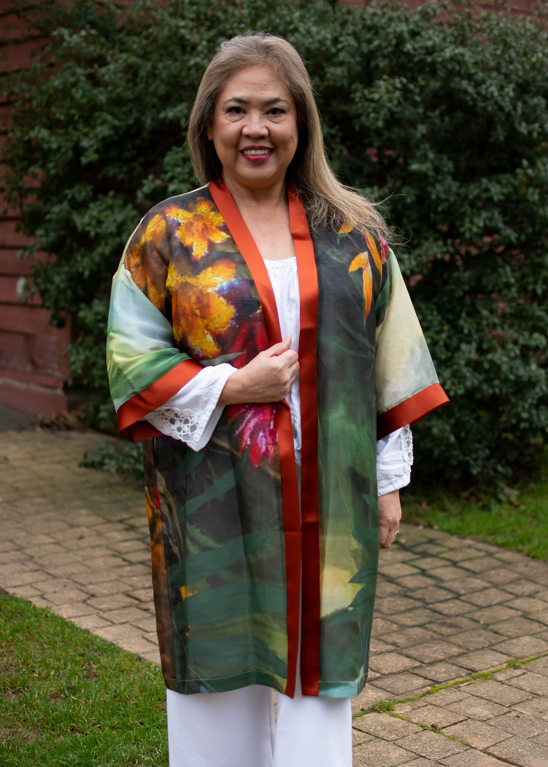D-813K EYES OF A TIGER KIMONO