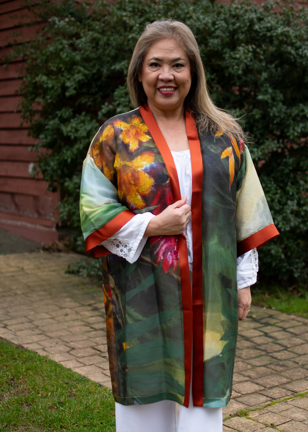 D-813K EYES OF A TIGER KIMONO