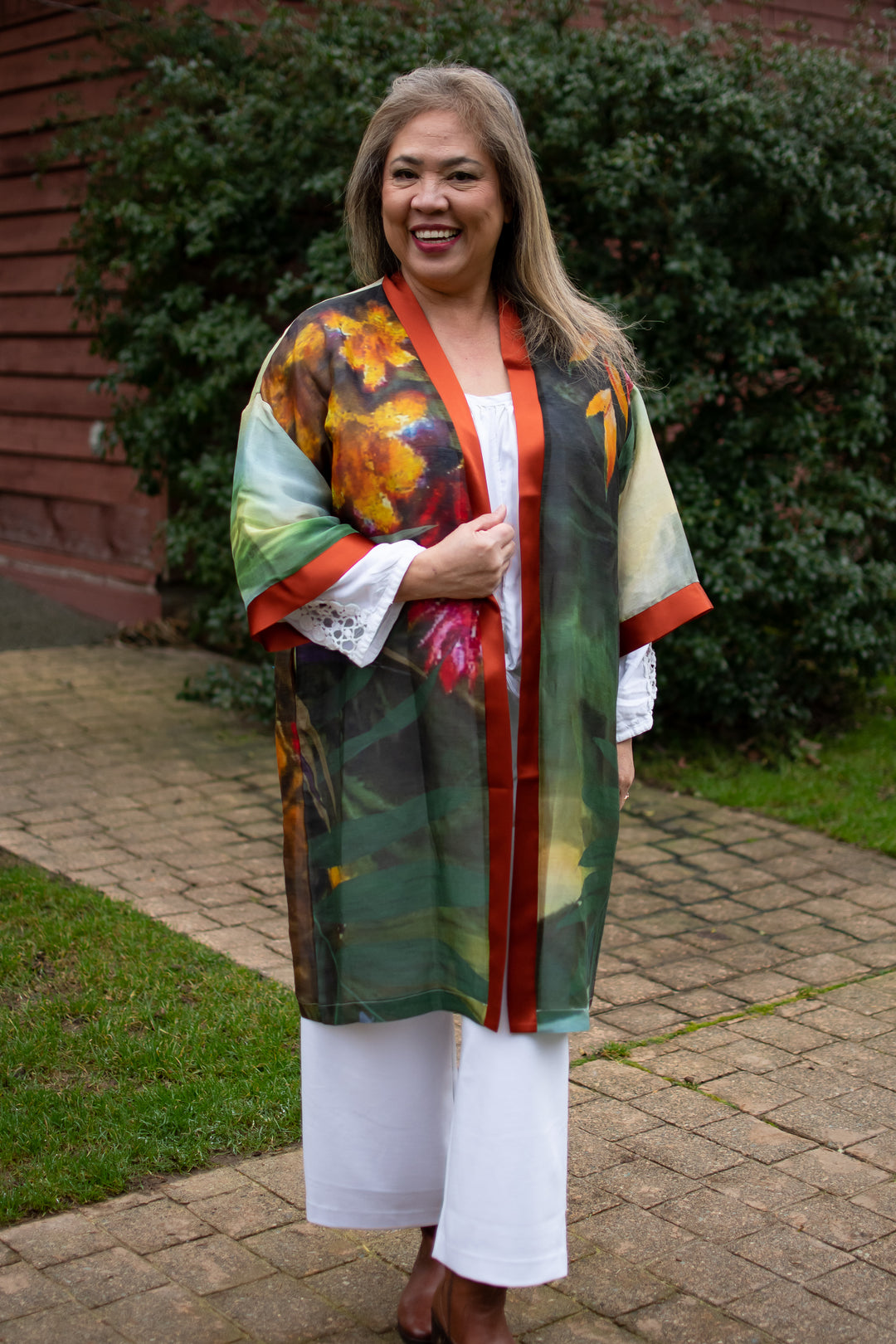 D-813K EYES OF A TIGER KIMONO