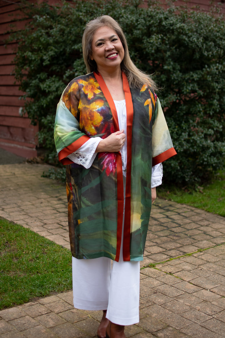 D-813K EYES OF A TIGER KIMONO