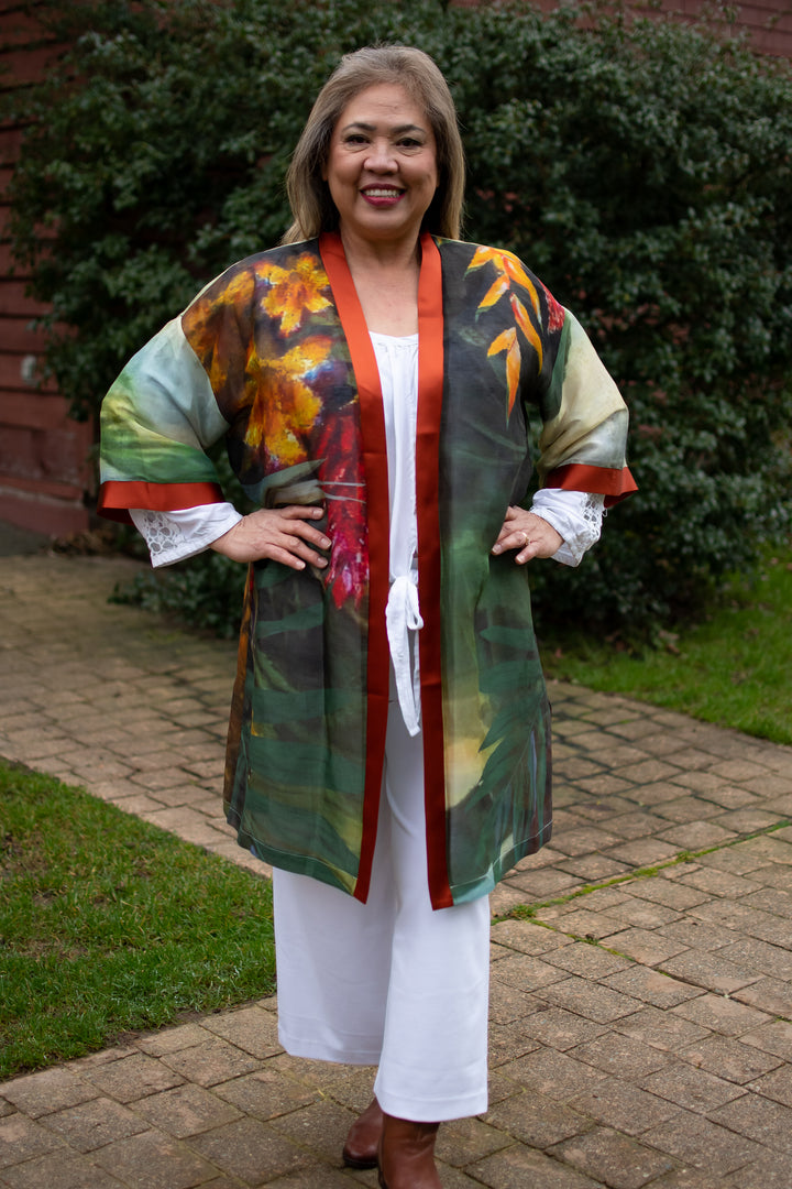 D-813K EYES OF A TIGER KIMONO