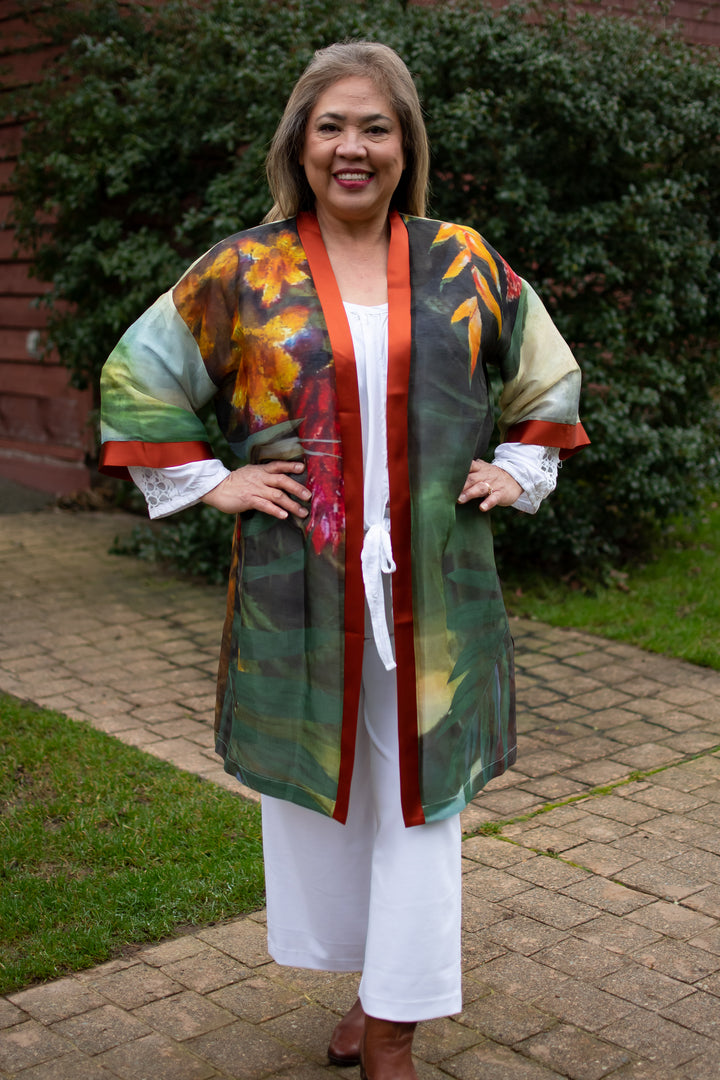 D-813K EYES OF A TIGER KIMONO
