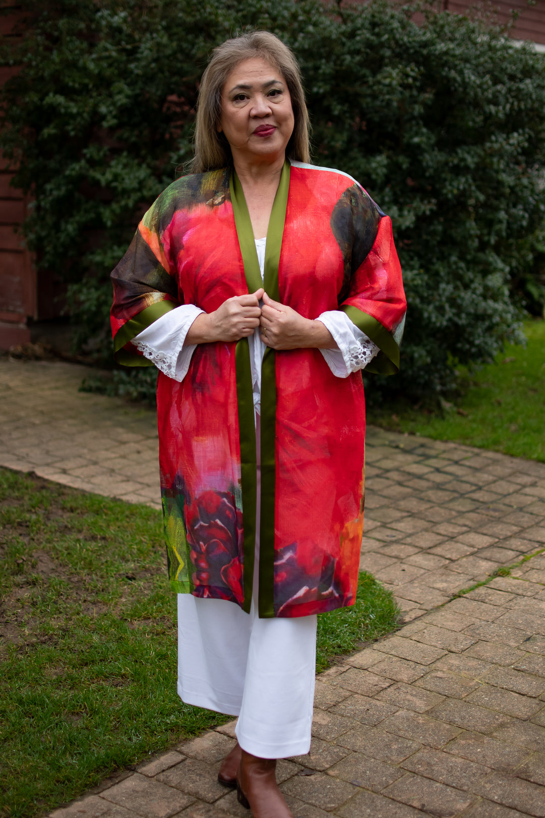 D-803K ROSE OF SHARON KIMONO