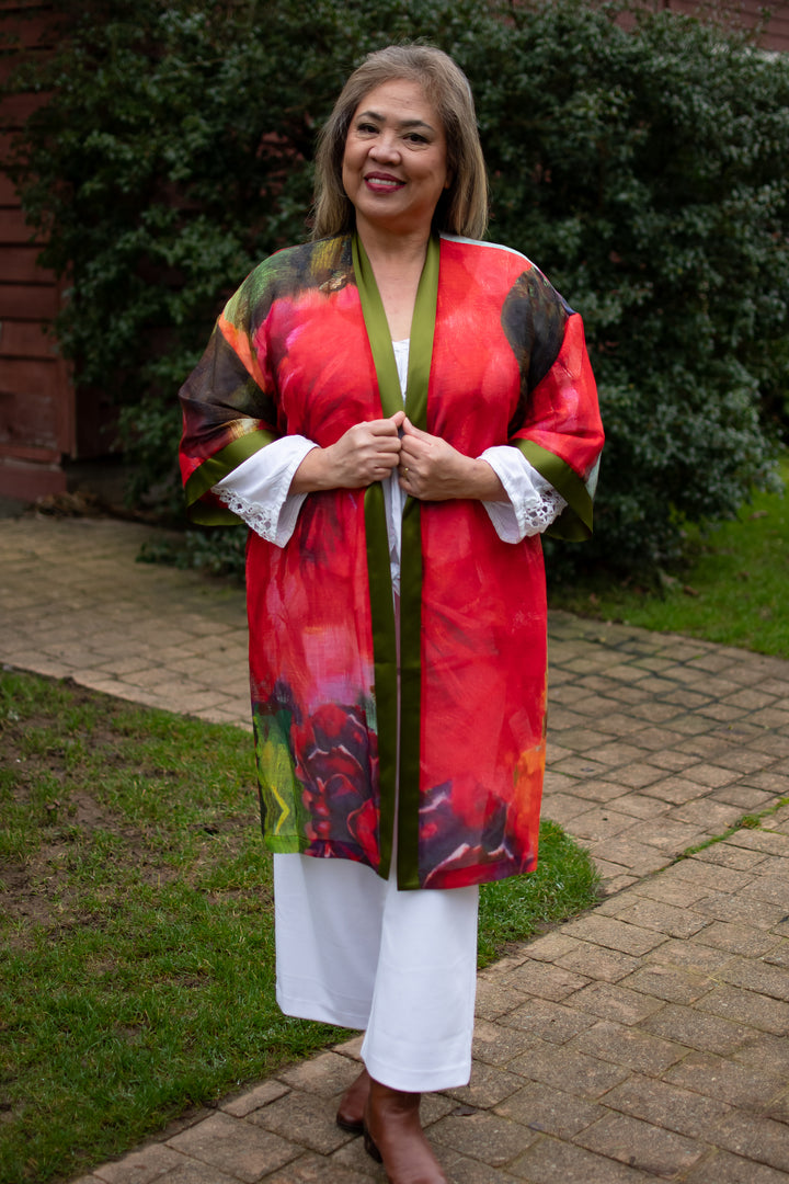 D-803K ROSE OF SHARON KIMONO
