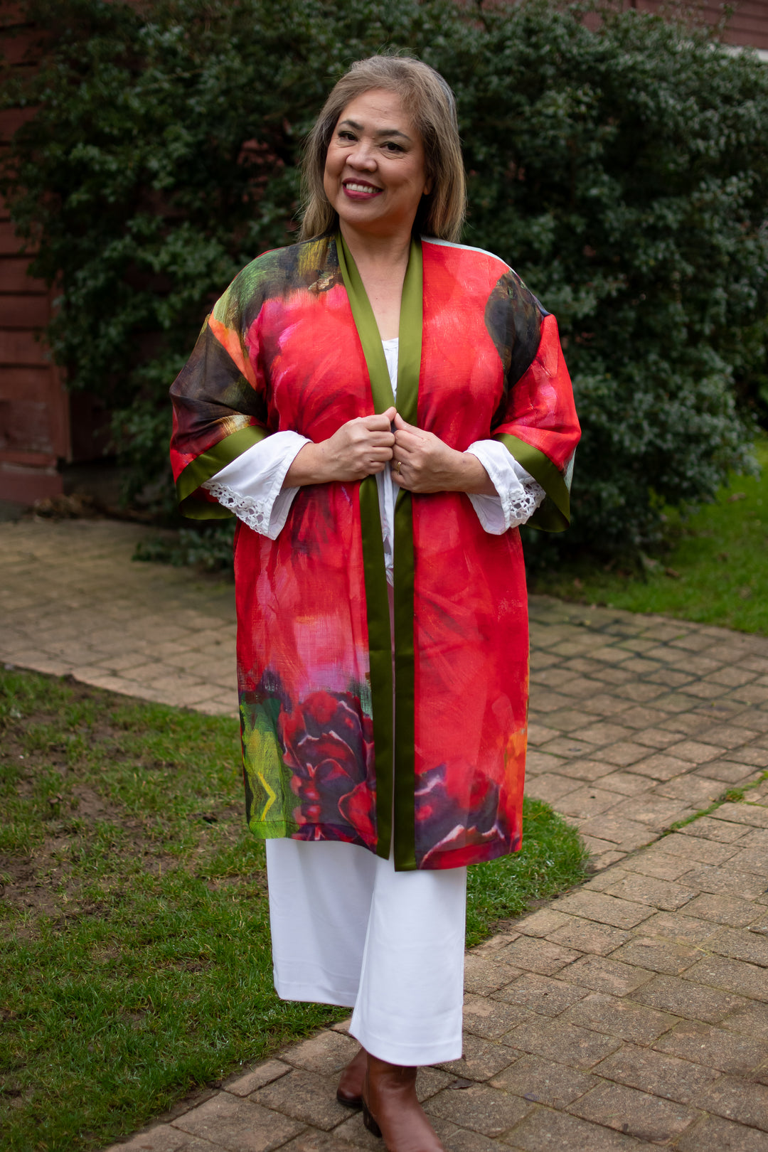 D-803K ROSE OF SHARON KIMONO