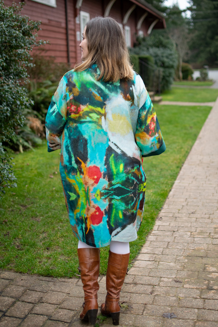 D-706K SPRING FORTH KIMONO APPLE