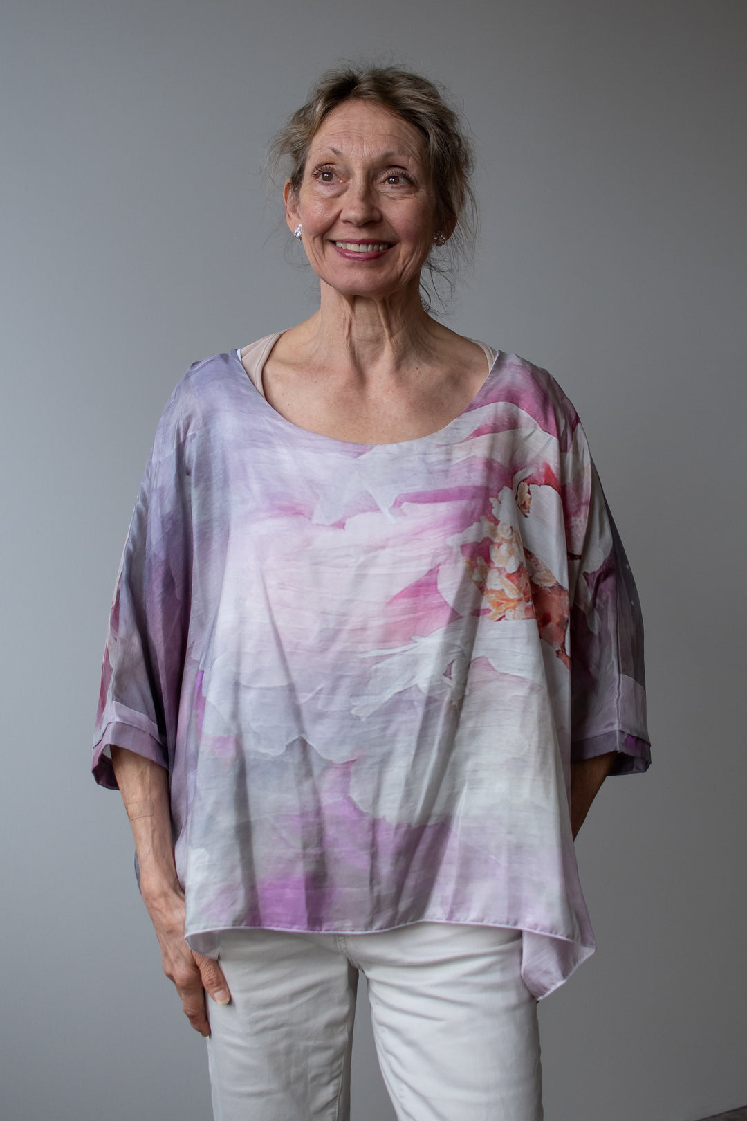 FRAGRANCE OF LOVE PURE SILK FLOW TOP