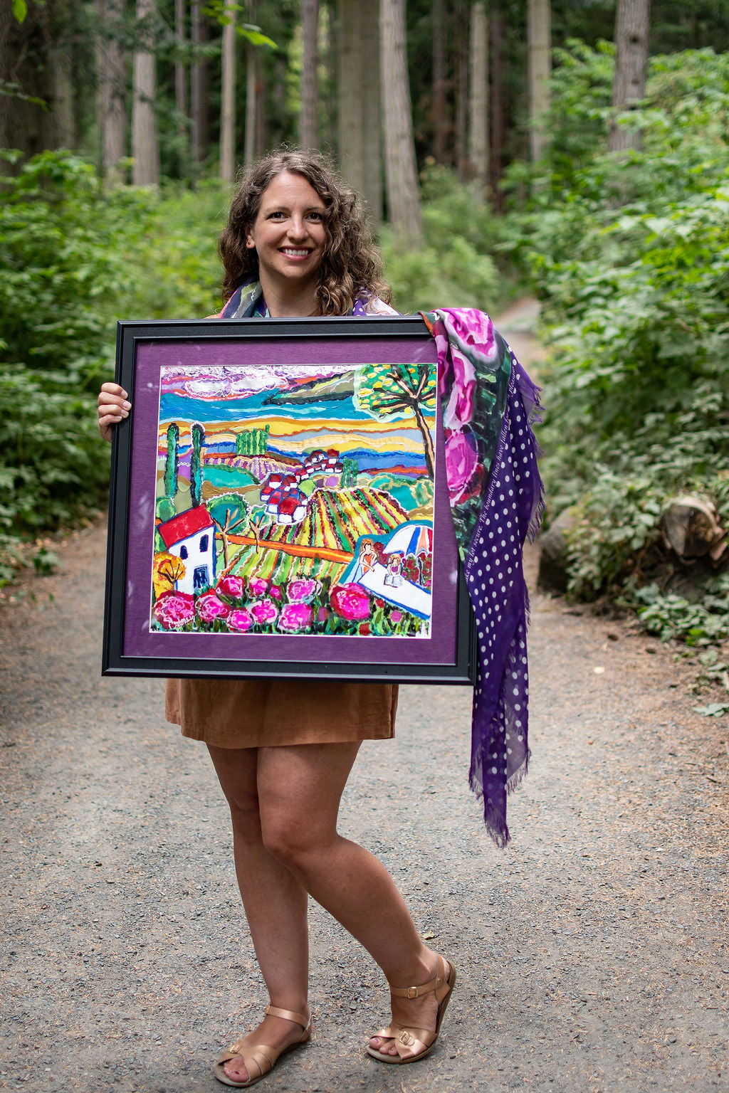 LIFE AND ABUNDANCE - Original Silk painting