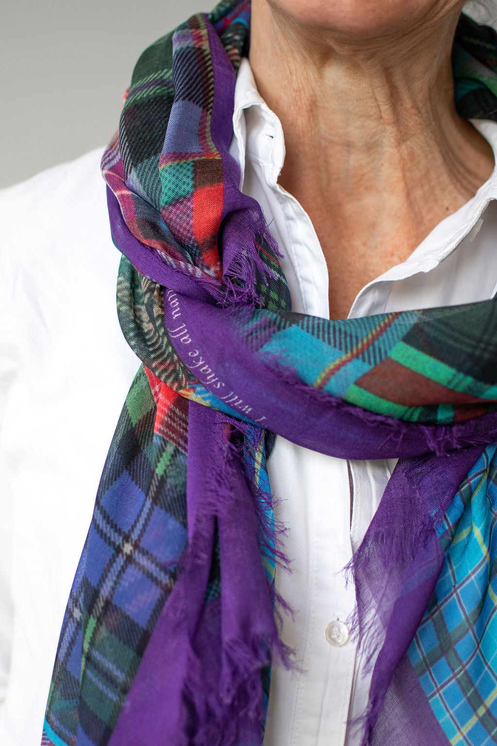 D-551  TARTANS FOR USA- USA - MODAL CASHMERE