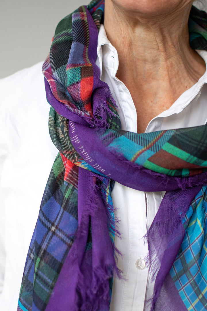 D-551  TARTANS FOR USA- USA - MODAL CASHMERE