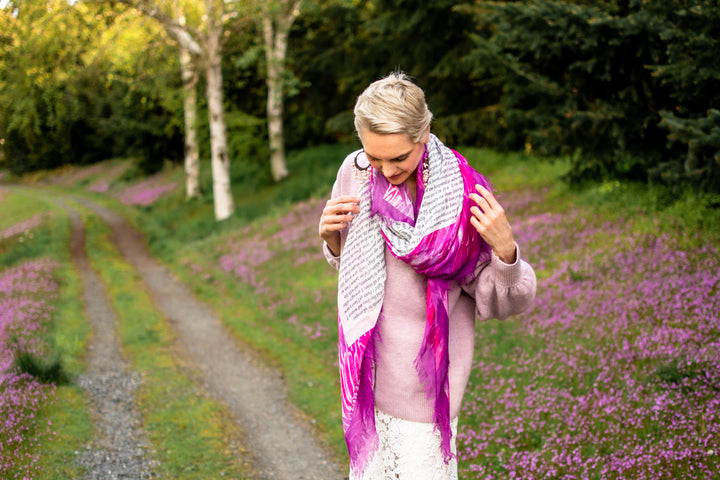 D-92 1000 PROMISES: POWER IN WORDS. RESTORED IDENTITY DECLARATION PRAYER SHAWL