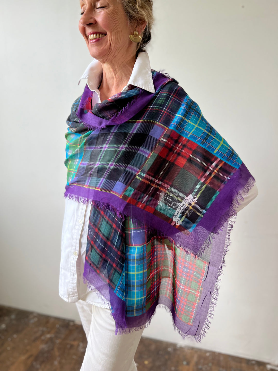 D-551  TARTANS FOR USA- USA - MODAL CASHMERE