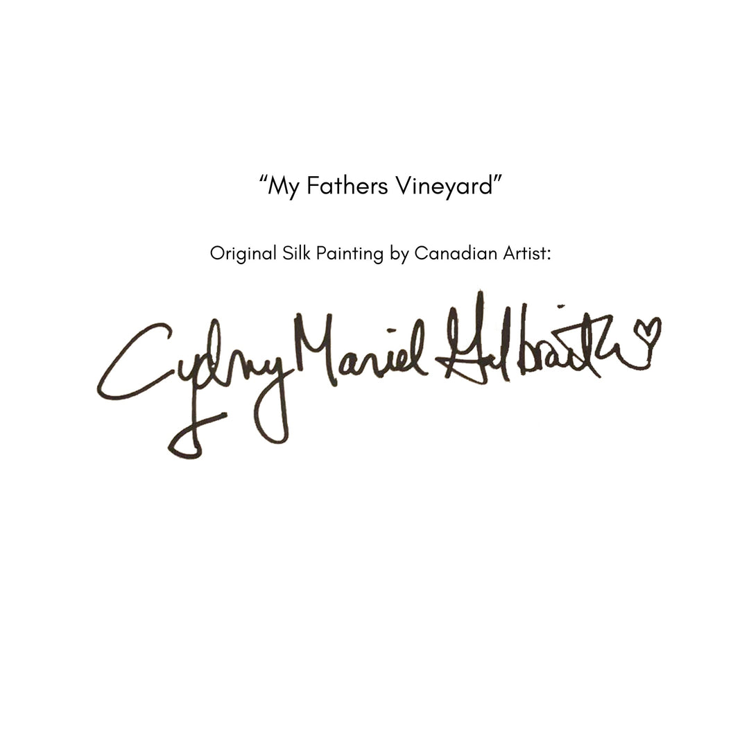 D-387CAP MY FATHERS VINEYARD Matte Finish Original Art Print