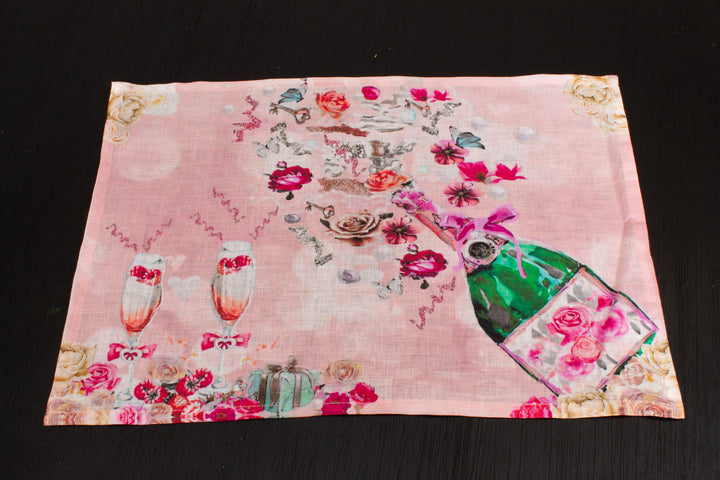 D-356 BUBBLES OF JOY - Placemat 12" x 18"