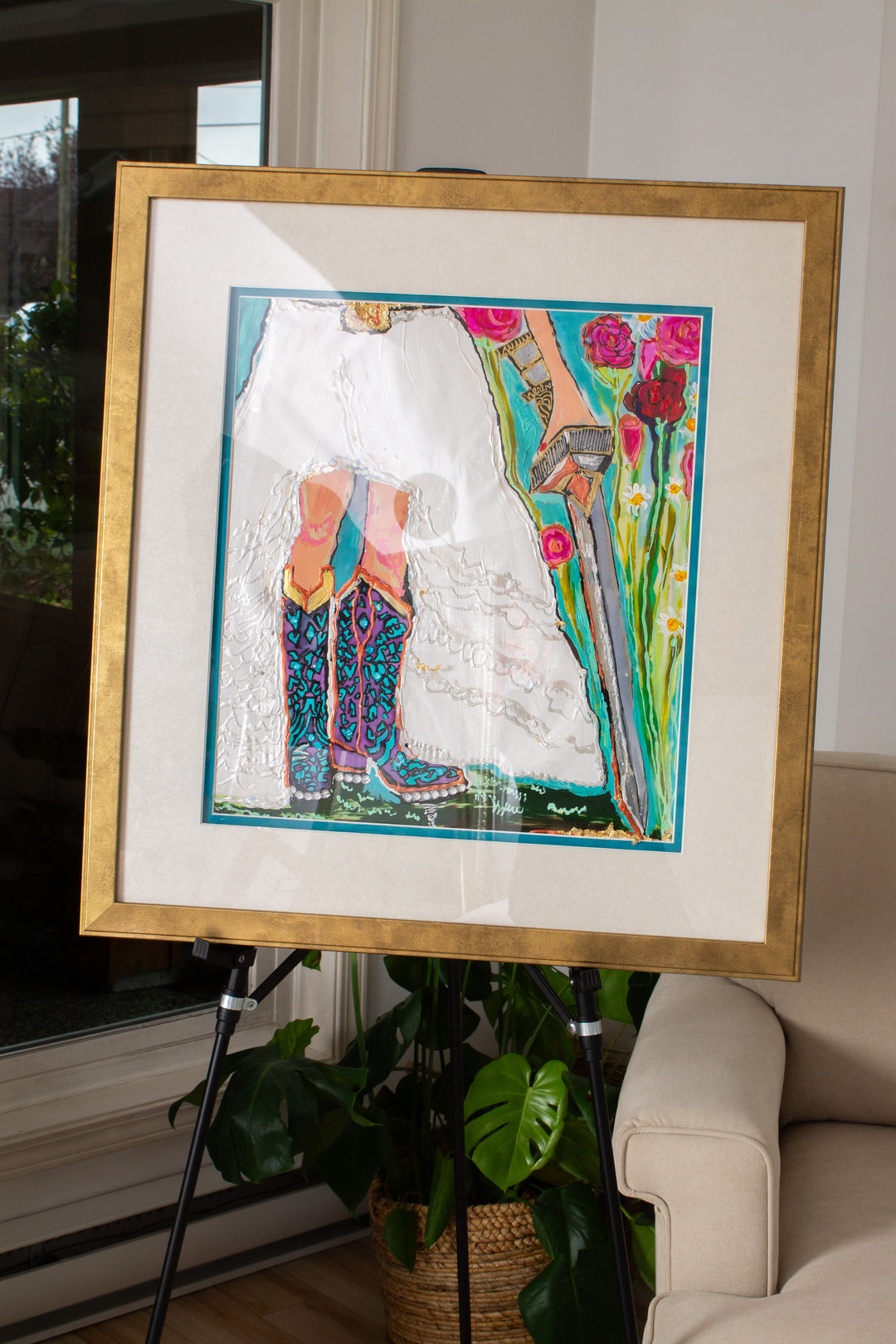 ORIGINAL ART DIAMONDS IN THE SOLES OF HER SHOES- THE DEBORAHS ARISE