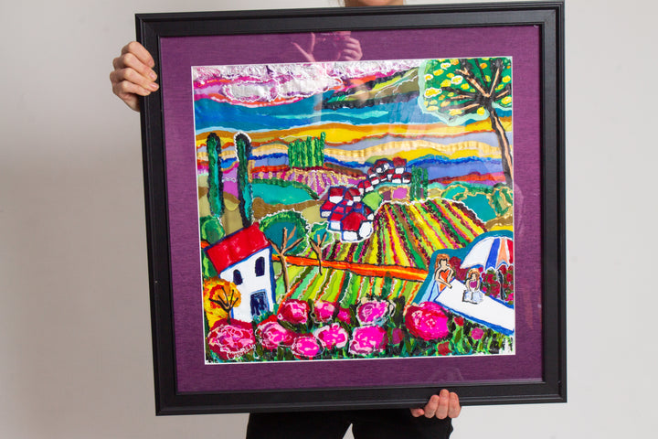 LIFE AND ABUNDANCE - Original Silk painting