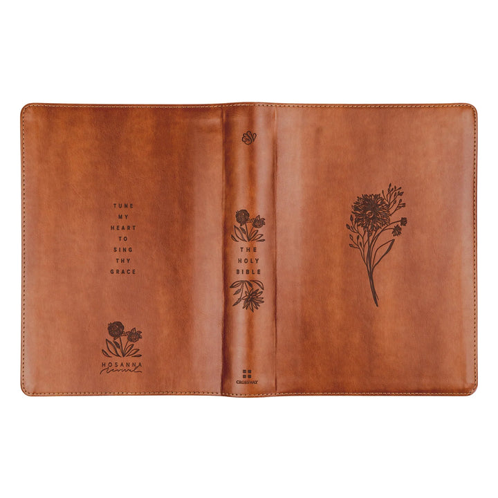 HOSANNA REVIVAL ESV SINGLE COLUMN LARGE PRINT JOURNALING BIBLE : Sierra