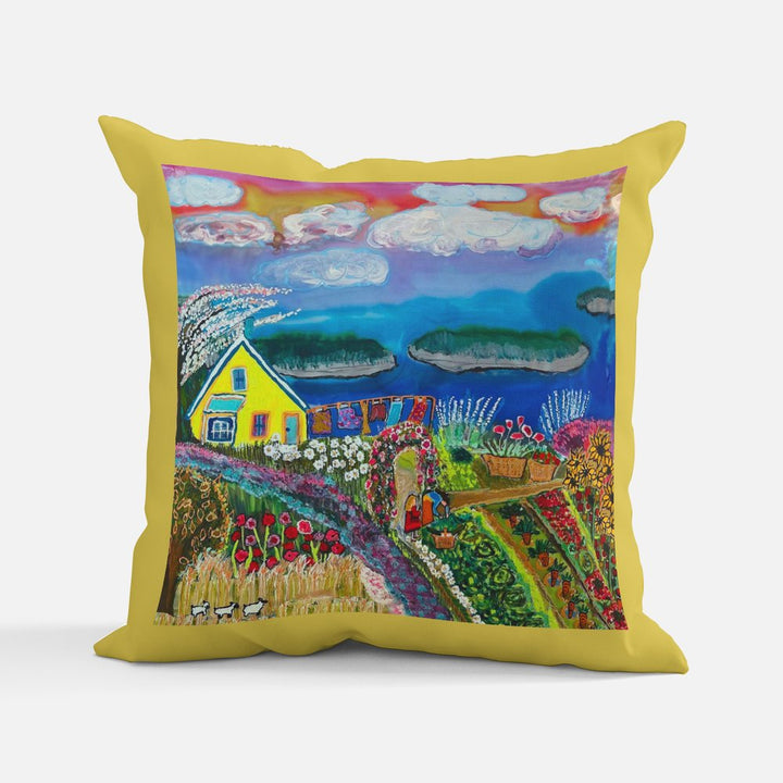 D-576PILLOW Living on the Overflow Luxury Pillow- 14"