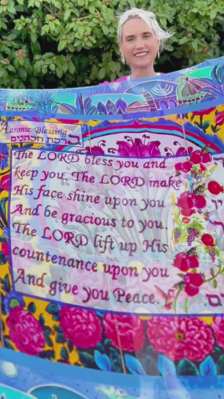 D-622 THE PRIESTLY BLESSING PRAYER SHAWL