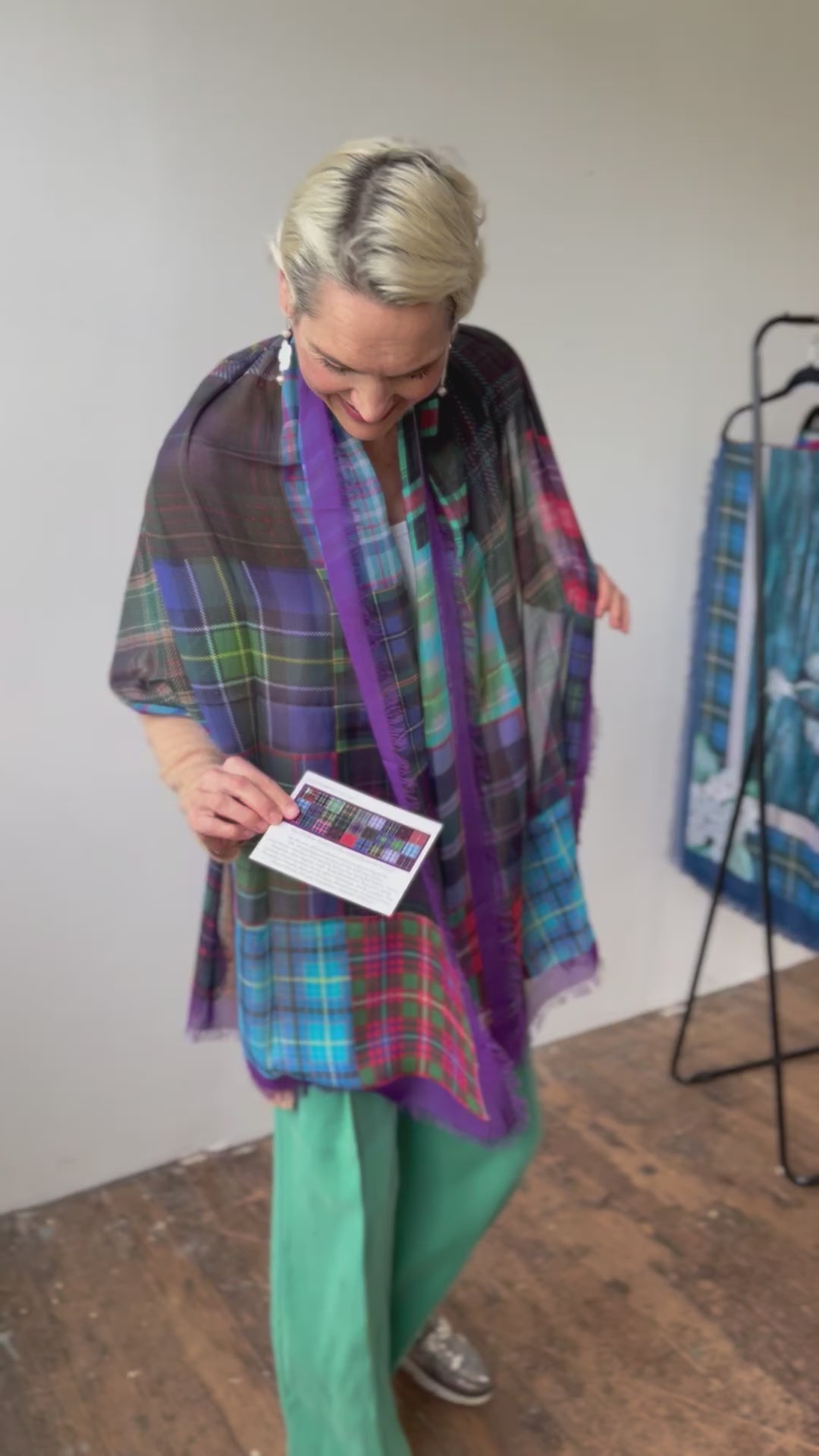 D-551  TARTANS FOR USA- USA - MODAL CASHMERE