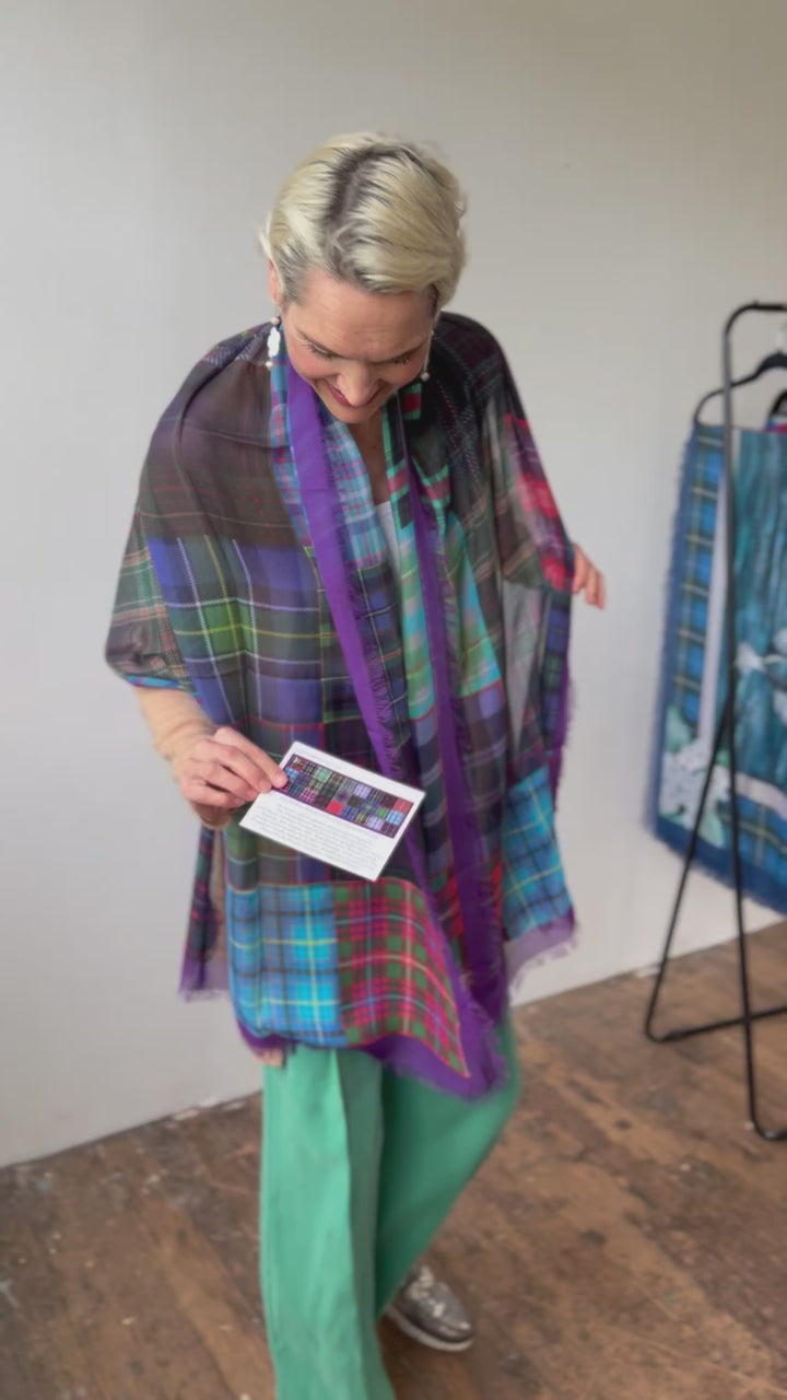 D-551  TARTANS FOR USA- USA - MODAL CASHMERE