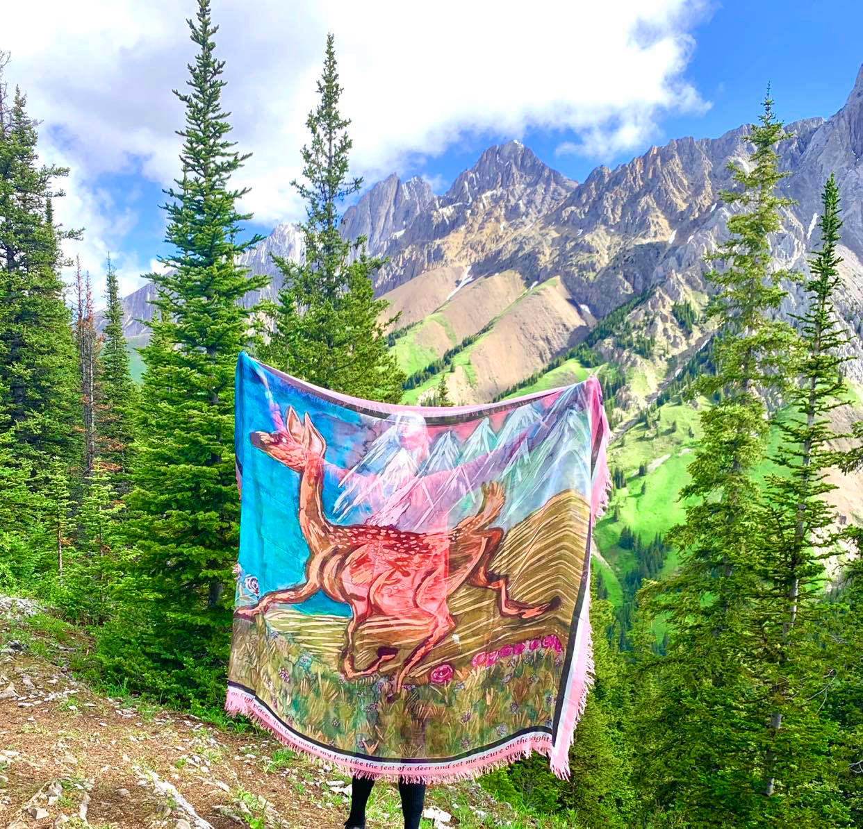 D-42 HIND FEET ON HIGH PLACES – Love's Pure Light Luxury Silks