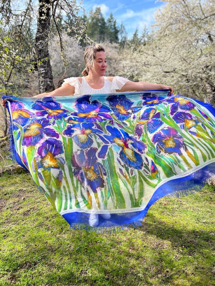 D-447 The Québécois Blue Flag Iris- The Royal Priesthood
