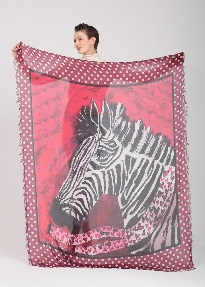 D-184 HEALING STRIPES IN RED ZEBRA