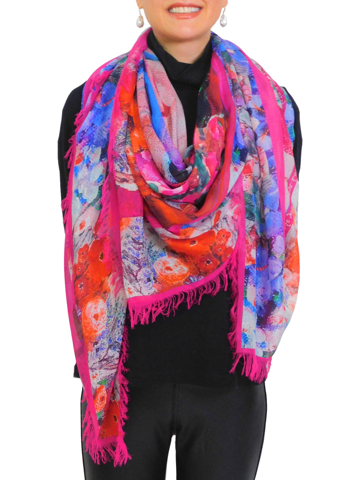 D-205 HEADING IN THE RIGHT DIRECTION- BLUE BICYCLE SCARF