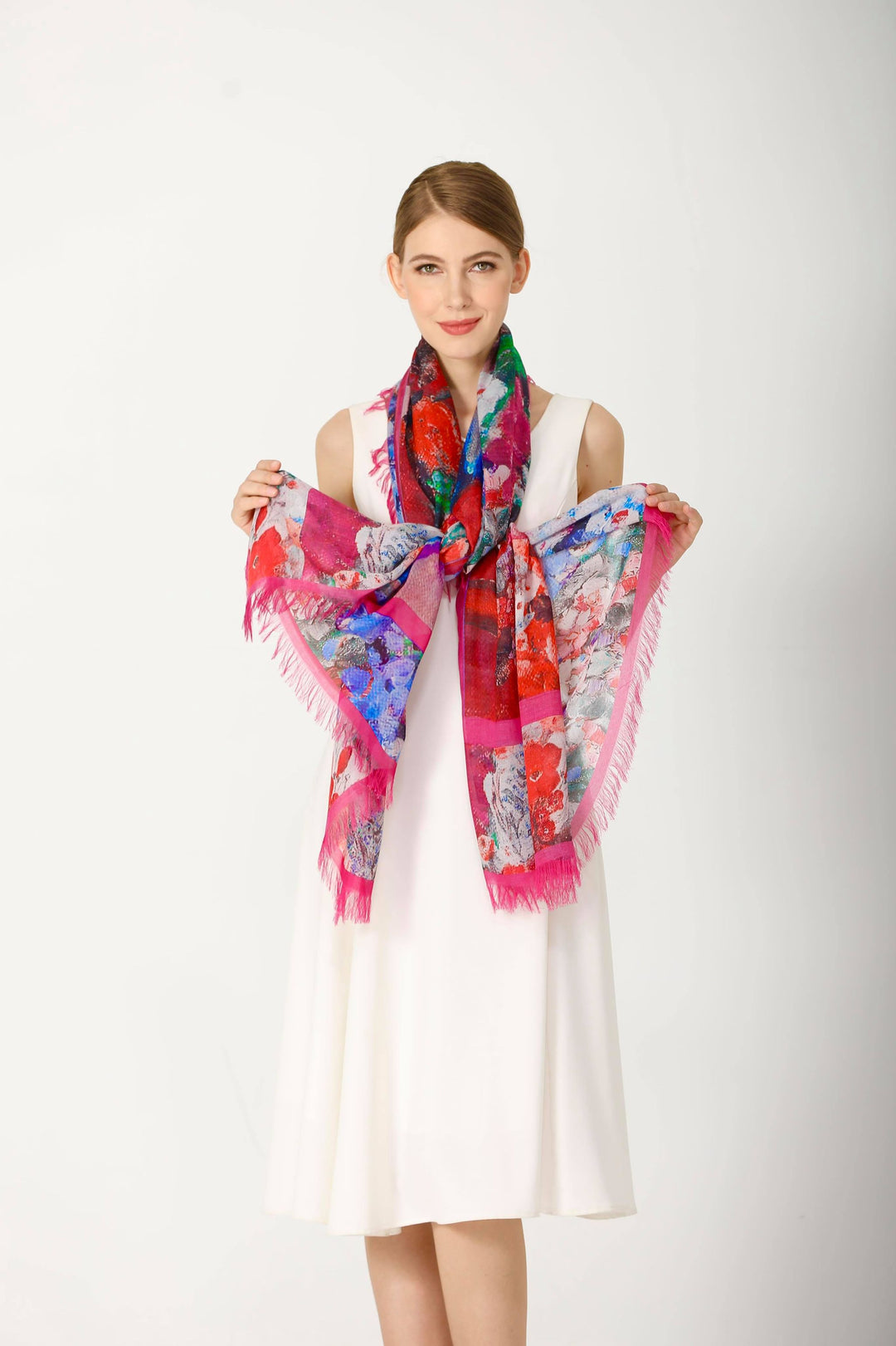 D-205 HEADING IN THE RIGHT DIRECTION- BLUE BICYCLE SCARF