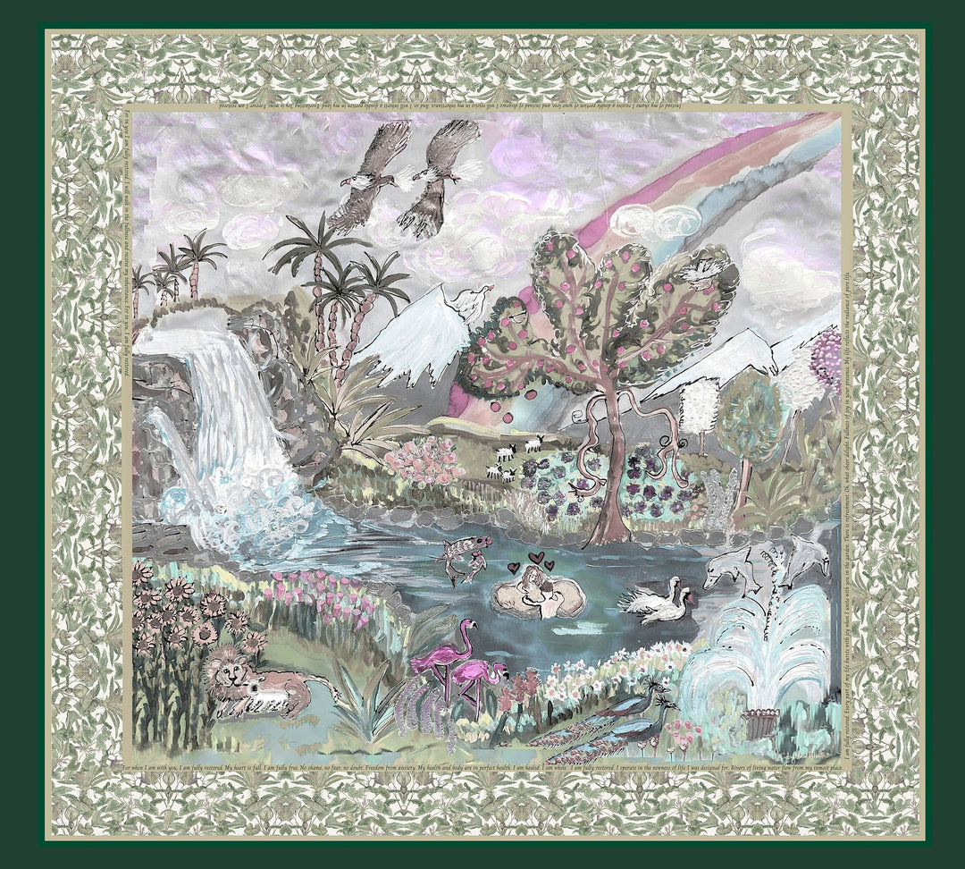 D-385B FULLY RESTORED- THE GARDEN OF EDEN --  ORIGINAL HUE - EMERALD EDGE