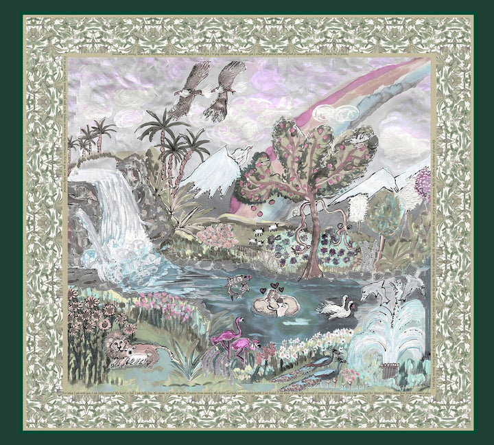 D-385B FULLY RESTORED- THE GARDEN OF EDEN --  ORIGINAL HUE - EMERALD EDGE