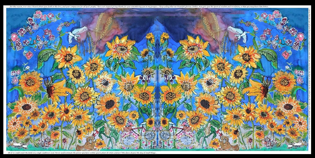 D-124A SUNFLOWERS FOR UKRAINE GLORIOUS INHERITANCE BRIGHT