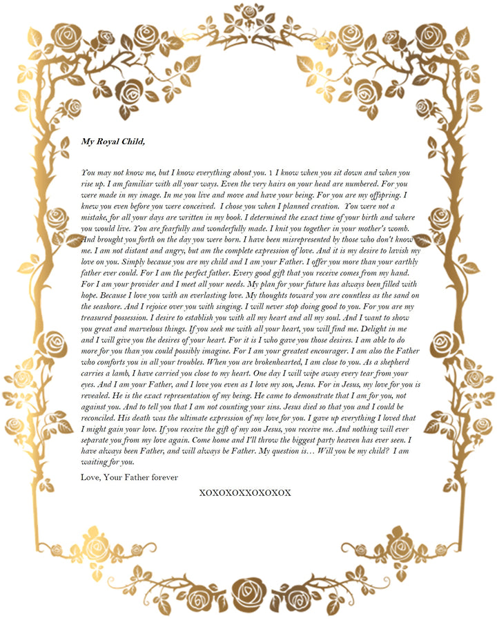 D-69 THE FATHERS LOVE LETTER