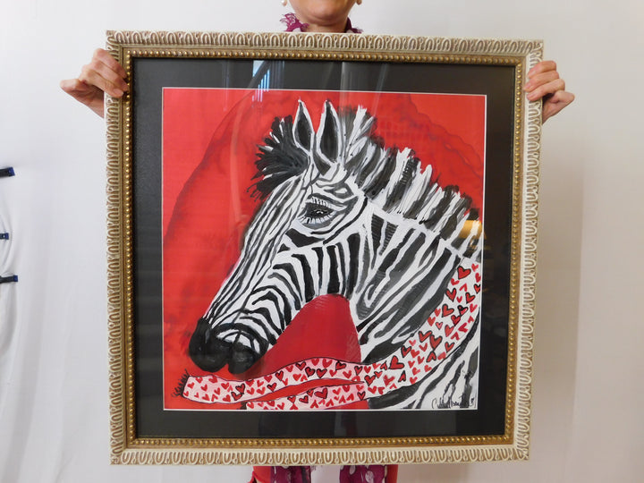 HEALING STRIPES - ORIGINAL SILK PAINTING