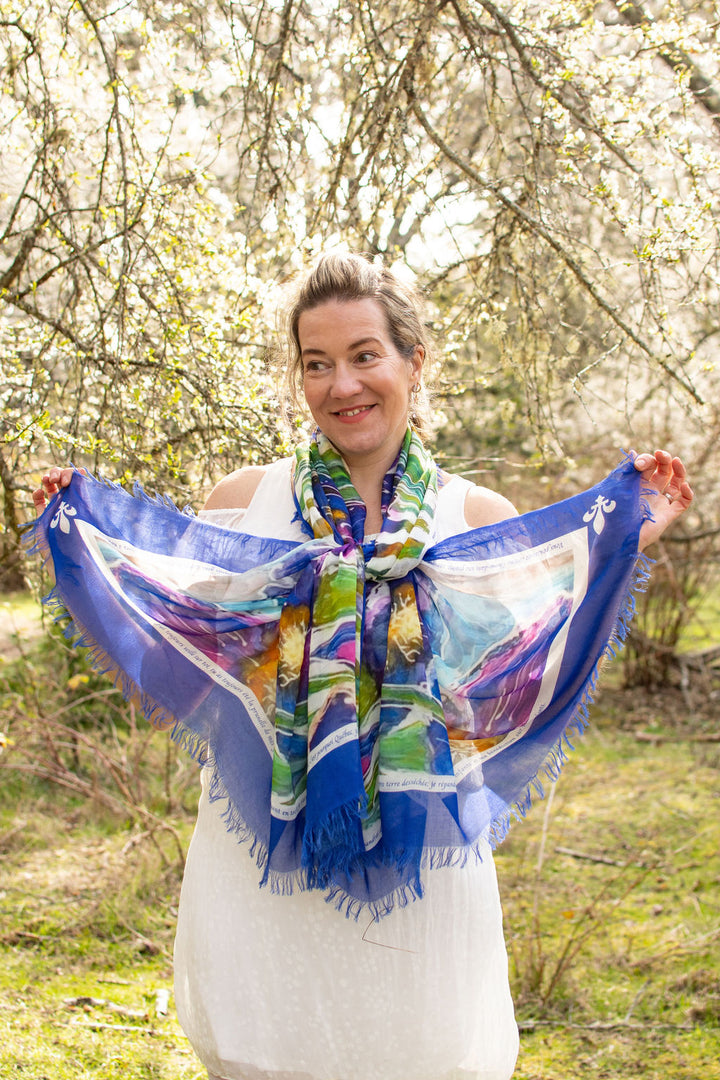 D-447 The Québécois Blue Flag Iris- The Royal Priesthood