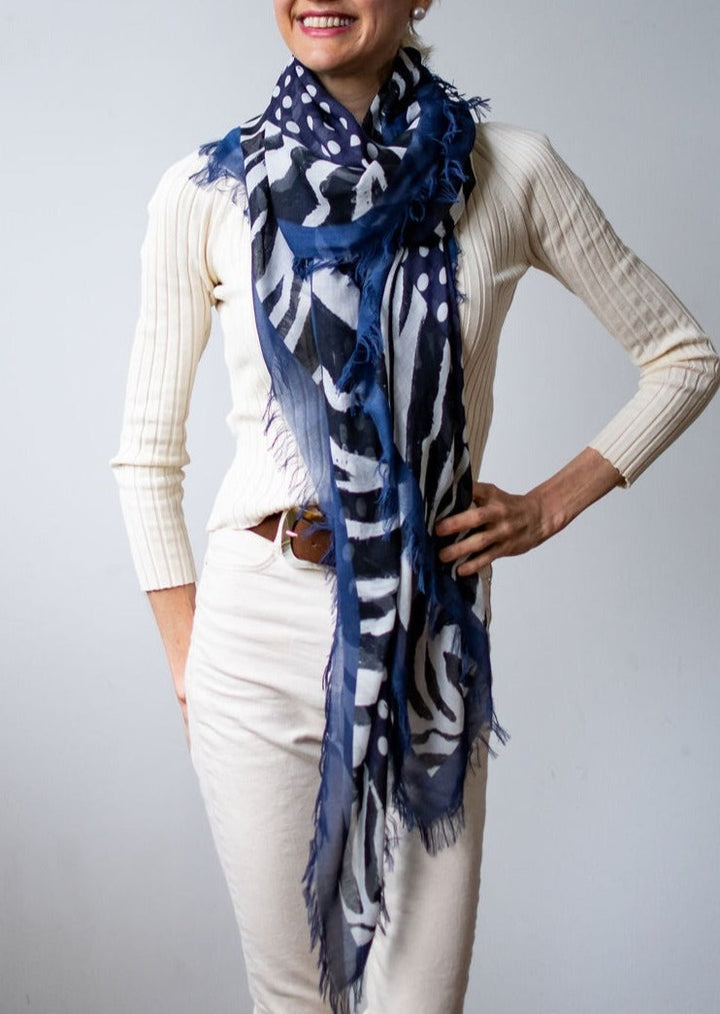 D-373 HEALING STRIPES - BLUE ZEBRA