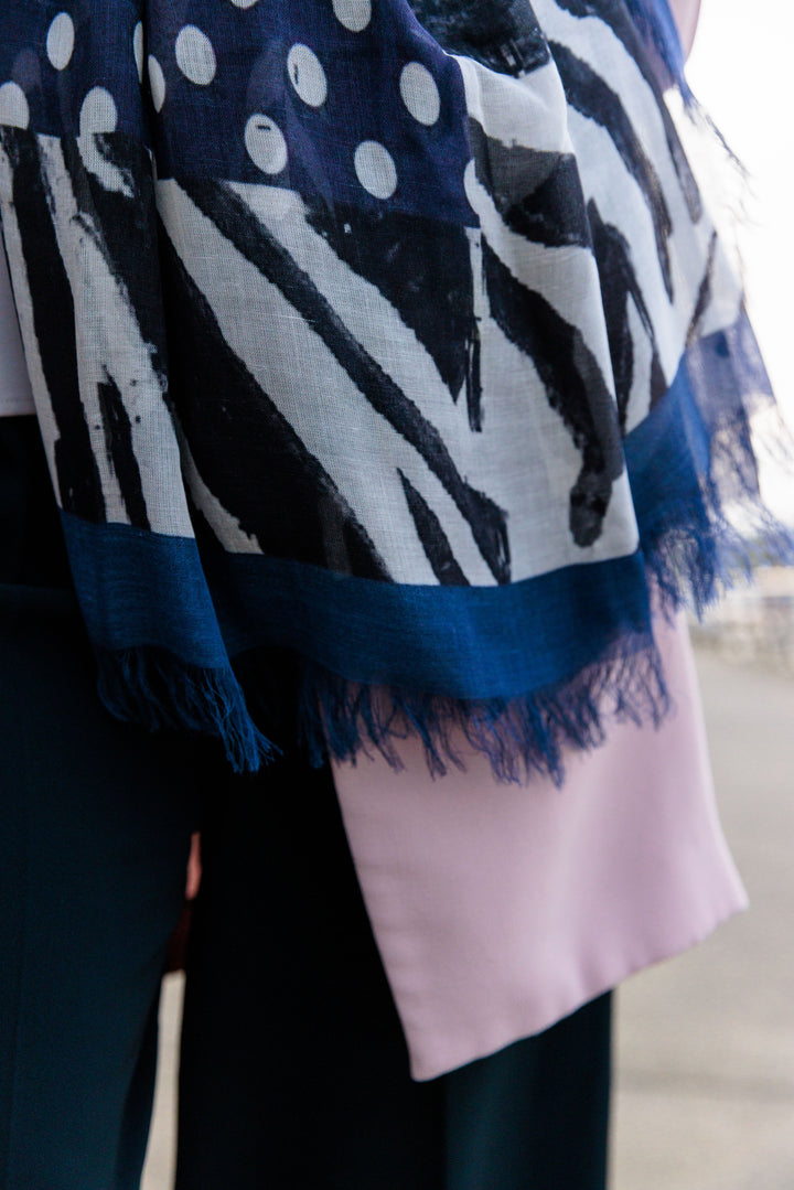 D-373 HEALING STRIPES - BLUE ZEBRA